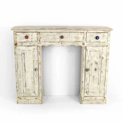 Consolle Artigianale in Legno Massello di Abete Made in Italy - Carminia