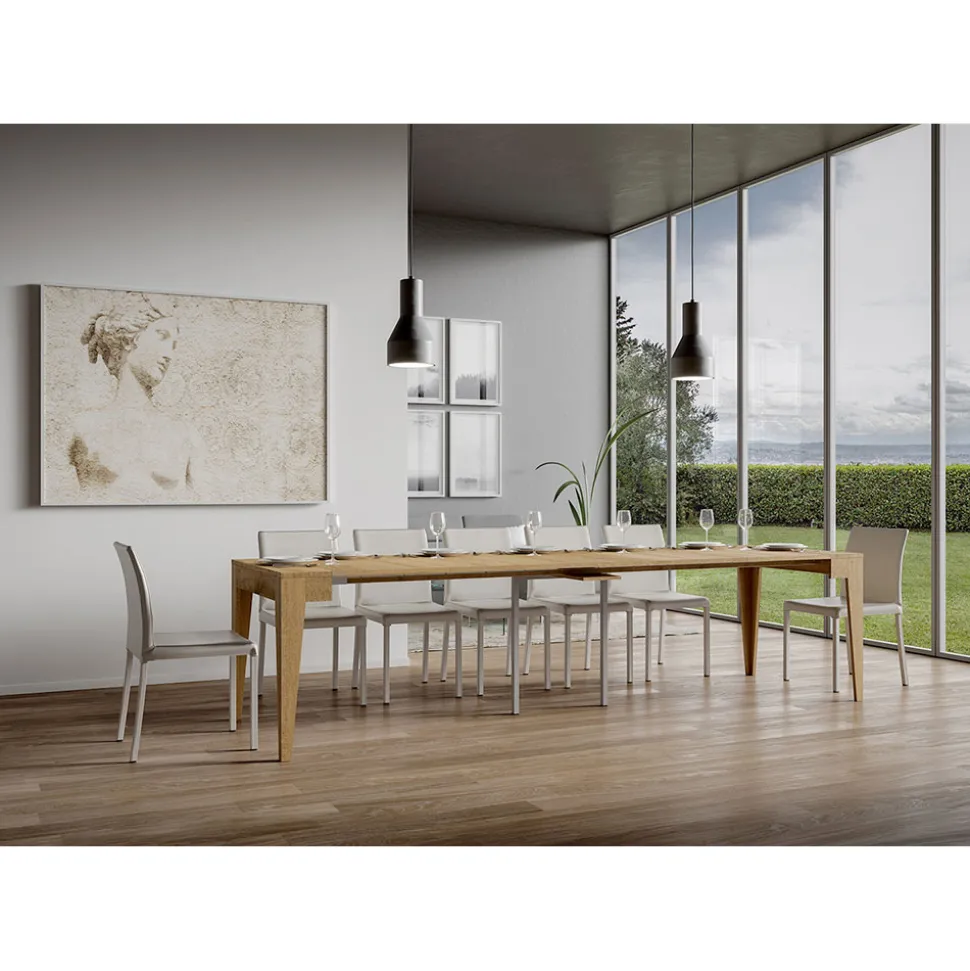 Consolle Classica Allungabile a 3 mt in Legno Nobilitato Made in Italy - Argelia