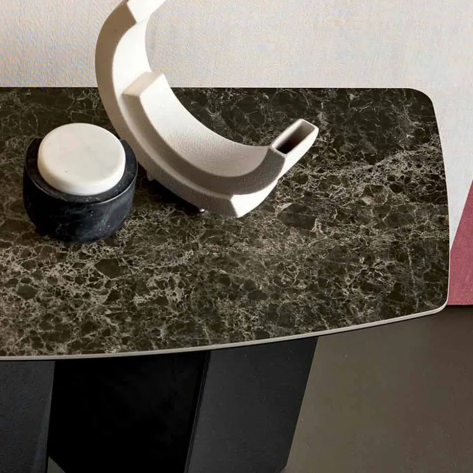 Consolle da Salotto di Design in Ceramica e Vetro Made in Italy – Random