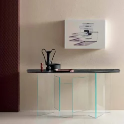 Consolle da Salotto di Design in Ceramica e Vetro Made in Italy – Random