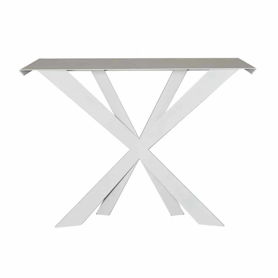 Consolle da Salotto o Ingresso in Ferro Colorato Made in Italy – Zecchina