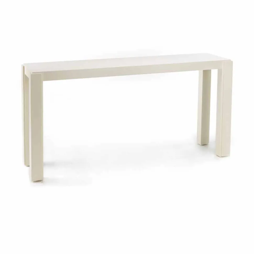 Consolle design moderno in legno laccato 150x78x40 cm Felicity