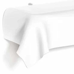 Consolle design moderno in plexiglass bianco drappeggiato Wish
