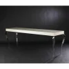 Consolle di design a quattro gambe in MDF e acciaio Luigi