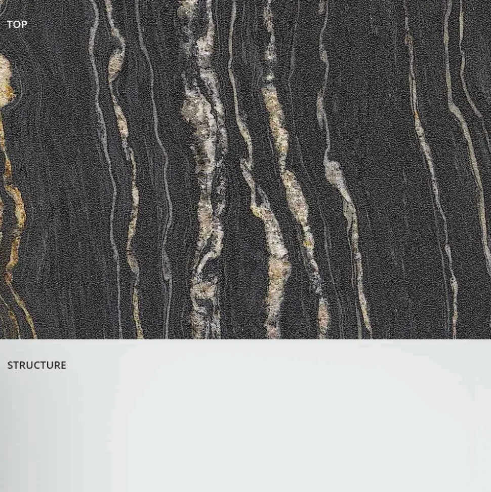 Consolle di Design con Piano in Marmo e Base in Vetro Made in Italy - Molino