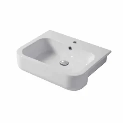 Consolle di design da parete e incasso, L60 in ceramica: Riardo