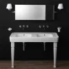 Consolle doppia su gambe in ceramica stile vintage anni 900' Serenity