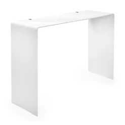 Consolle Fissa in Plexiglass Bianca o Fumè Made in Italy - Genio