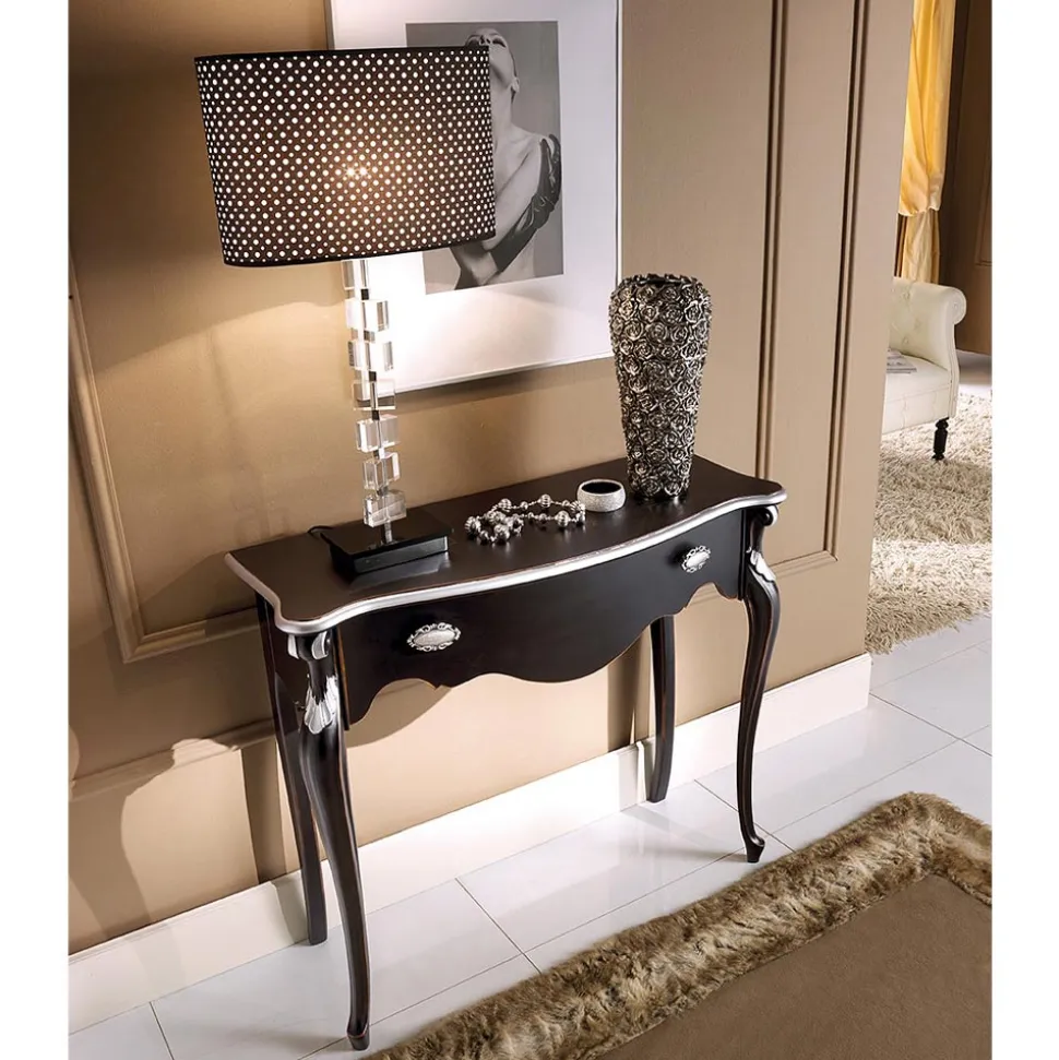 Consolle Ingresso Classica Legno con Cassetto Made in Italy - Ottaviano