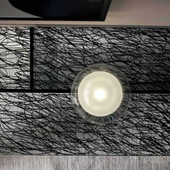 Consolle Ingresso di Design Vetro Extrachiaro Decorato Made in Italy – Sestola