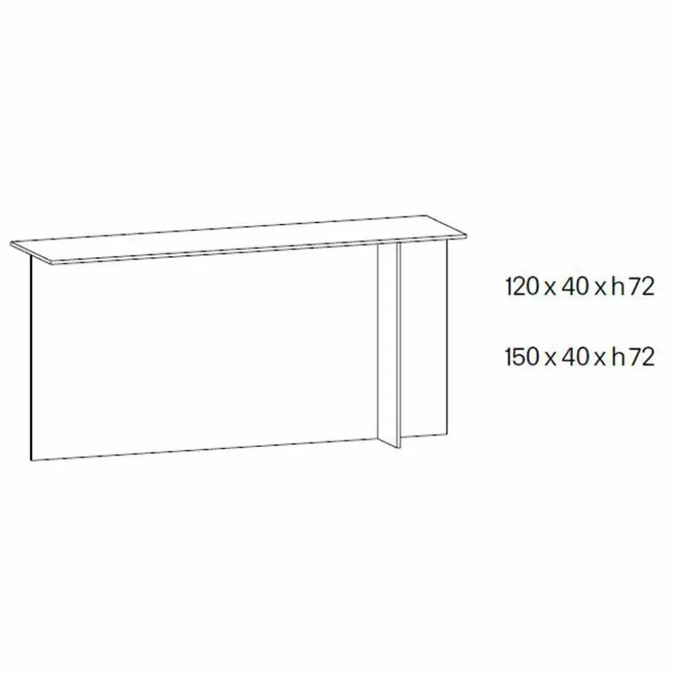 Consolle Ingresso di Design Vetro Extrachiaro Decorato Made in Italy – Sestola