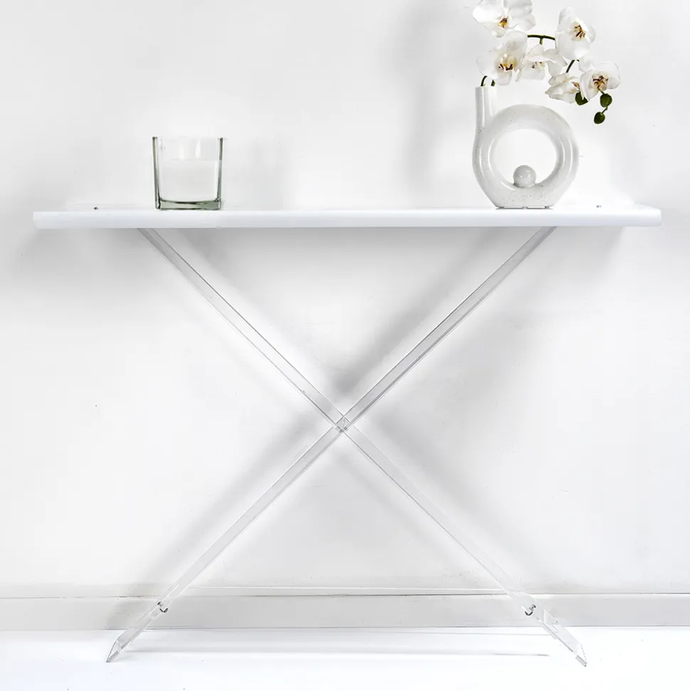 Consolle in Plexiglass per Ingresso o Soggiorno Made in Italy - Tenessee
