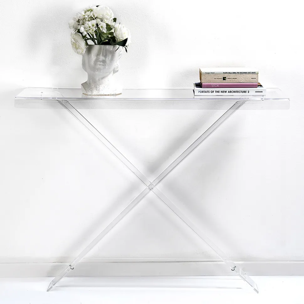 Consolle in Plexiglass per Ingresso o Soggiorno Made in Italy - Tenessee