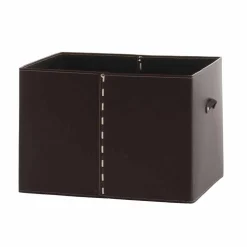 Contenitore Portaoggetti Moderno in Cuoio Rigenerato Made in Italy – Gabry