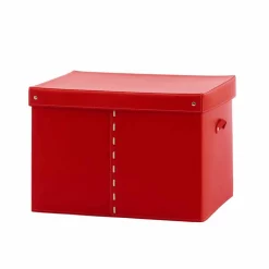 Contenitore Portaoggetti Moderno in Cuoio Rigenerato Made in Italy – Gabry