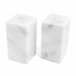 Contenitori per Sale e Pepe in Marmo Bianco di Carrara Made in Italy - Julio