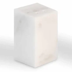 Contenitori per Sale e Pepe in Marmo Bianco di Carrara Made in Italy - Julio