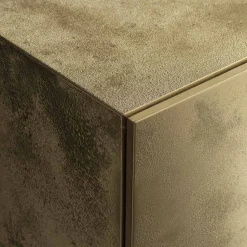 Credenza a 3 Ante e 3 Ripiani Interni in Legno e MDF - Pesci