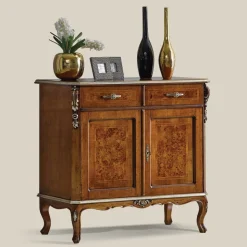 Credenza Classica 2 Ante e 2 Cassetti in Legno Made in Italy - Cheverny