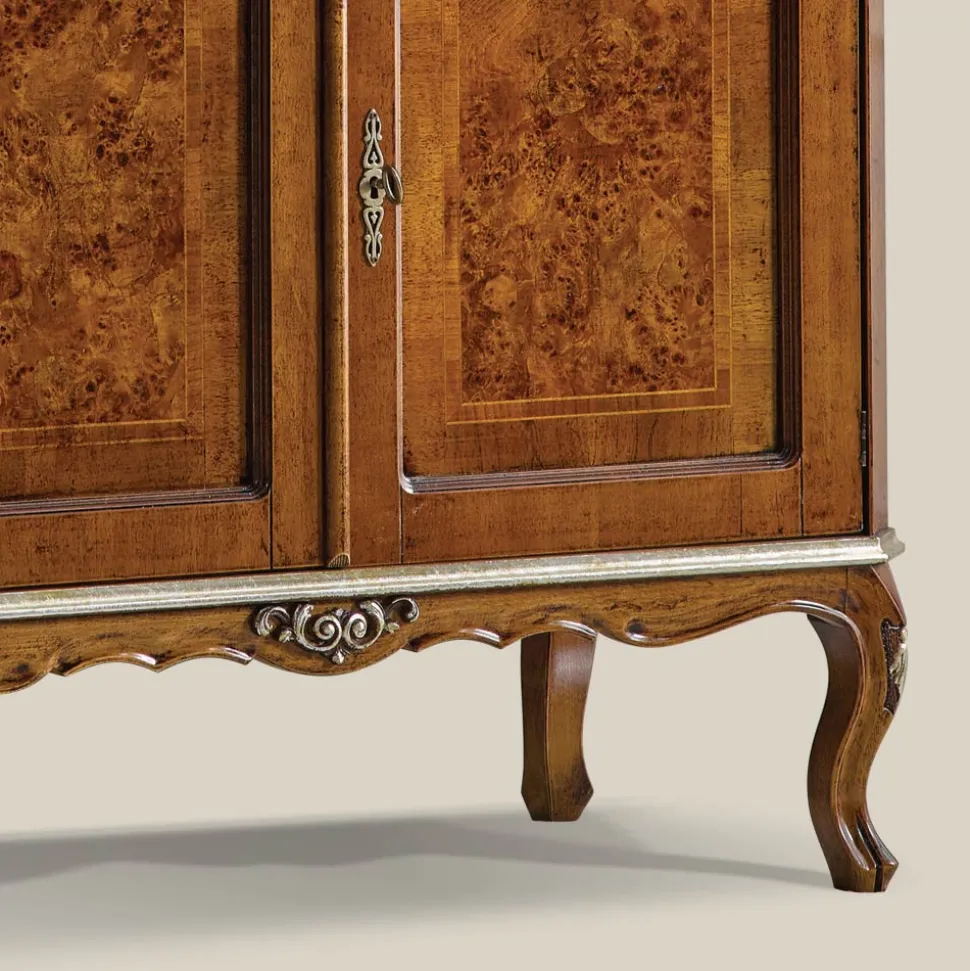 Credenza Classica 2 Ante e 2 Cassetti in Legno Made in Italy - Cheverny