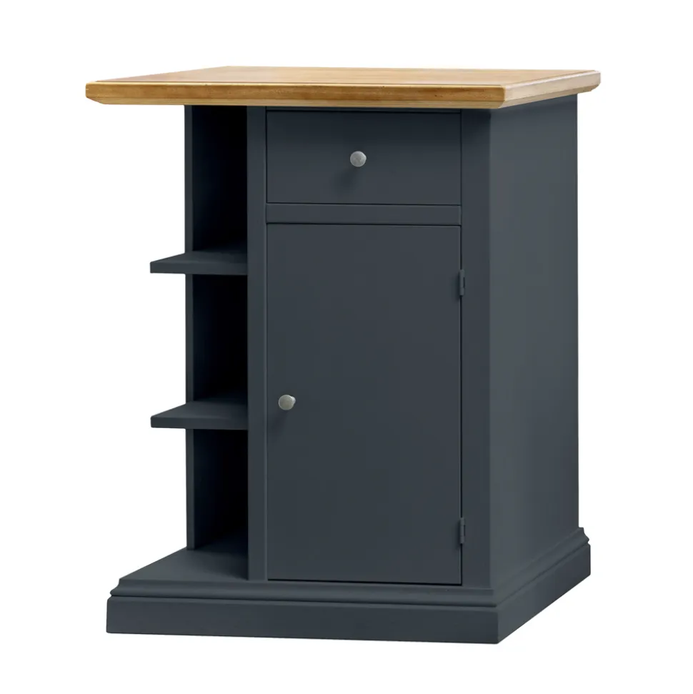 Credenza con 1 Anta, 1 Cassetto e 3 Vani a Giorno Made in Italy - Hoder