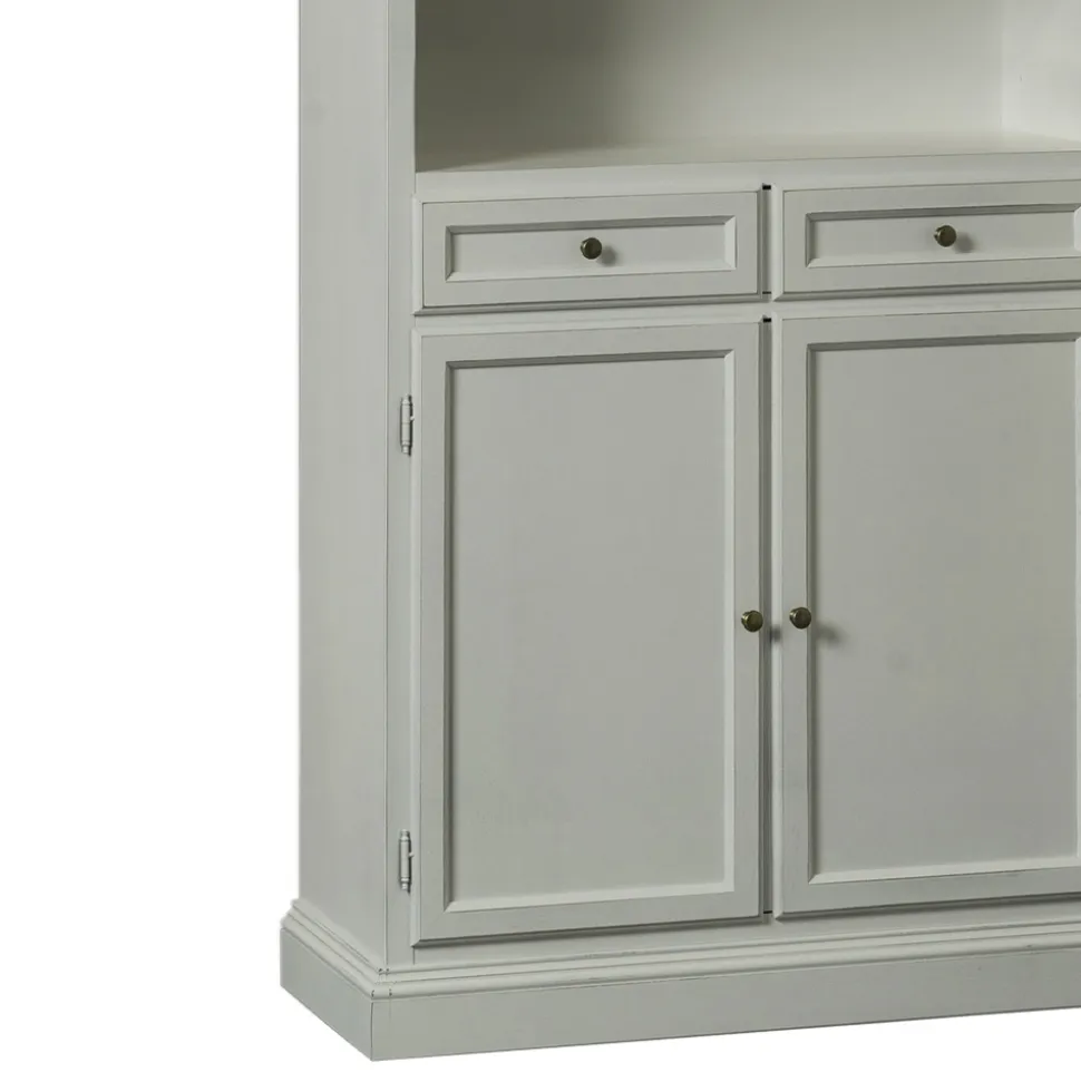 Credenza con 2 Ante, 2 Cassetti e 2 Ripiani a Giorno Made in Italy - Camene