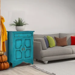 Credenza con 2 Ante e 2 Cassetti in Diverse Finiture Made in Italy - Hanuman