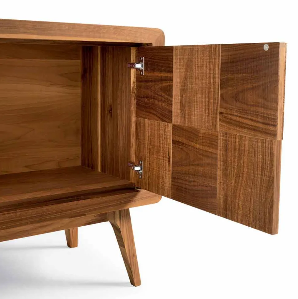 Credenza con 3 ante in legno massello design moderno Nensi