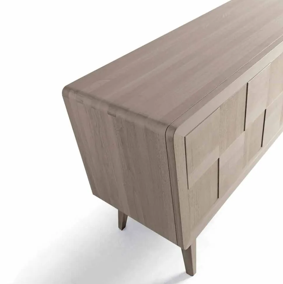 Credenza con 3 ante in legno massello design moderno Nensi