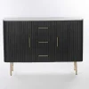 Credenza con Piano in Marmo e Struttura in Legno di Mango - Pescatore