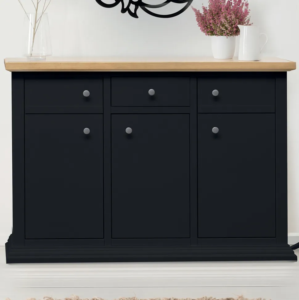 Credenza con Struttura in Particelle di Legno Impiallacciato Made in Italy - Odino