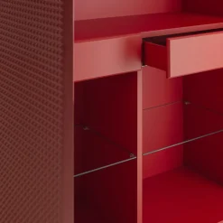 Credenza da Soggiorno con 2 Ante in Finitura Diamante Made in Italy - Sagittario