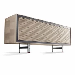 Credenza design moderno in legno massello, l.192xp.50cm, Teresa