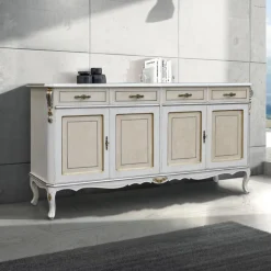 Credenza di Lusso in Legno con Ante e Cassetti Made in Italy - Cheverny