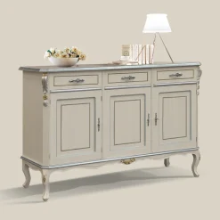 Credenza di Lusso in Legno con Ante e Cassetti Made in Italy - Cheverny