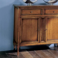 Credenza in Legno Bassano Francia con 2 Cassetti e 2 Ante Made in Italy - Galeru