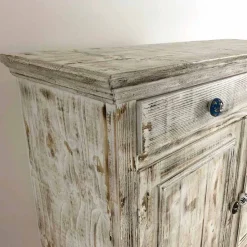 Credenza in Legno di Abete Massello con Ripiani Interni Made in Italy - Pierrot