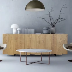 Credenza Living a 3 Ante in Legno Massello Made in Italy – Khal