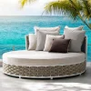 Daybed da Esterno in Alluminio e Tessuto Intrecciato a Mano - Reda