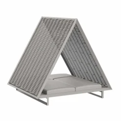Daybed da Giardino di Lusso in Alluminio e Tessuto - Frame Vineyard by Vondom