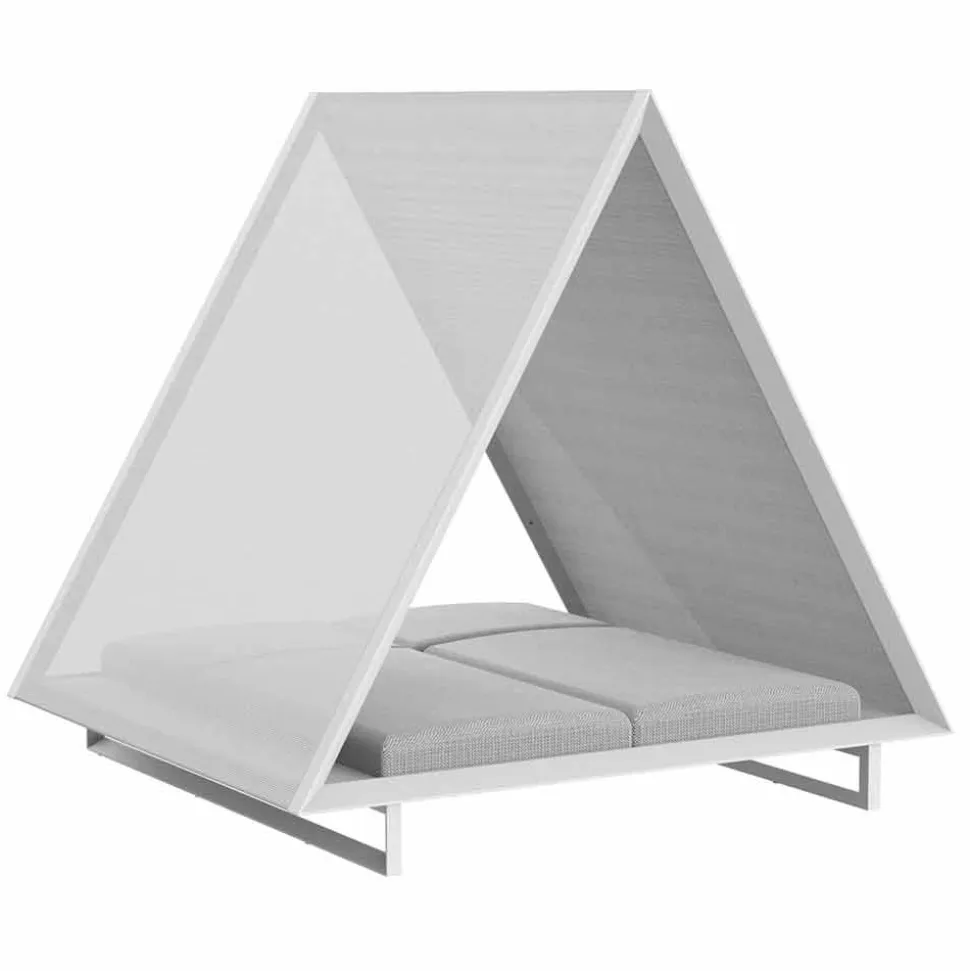 Daybed Esterno in Alluminio e Tessuto Design di Lusso - Frame Vineyard by Vondom