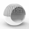 Daybed Giardino di Lusso Design Tondo con Corda Intrecciata - Ulm Moon by Vondom