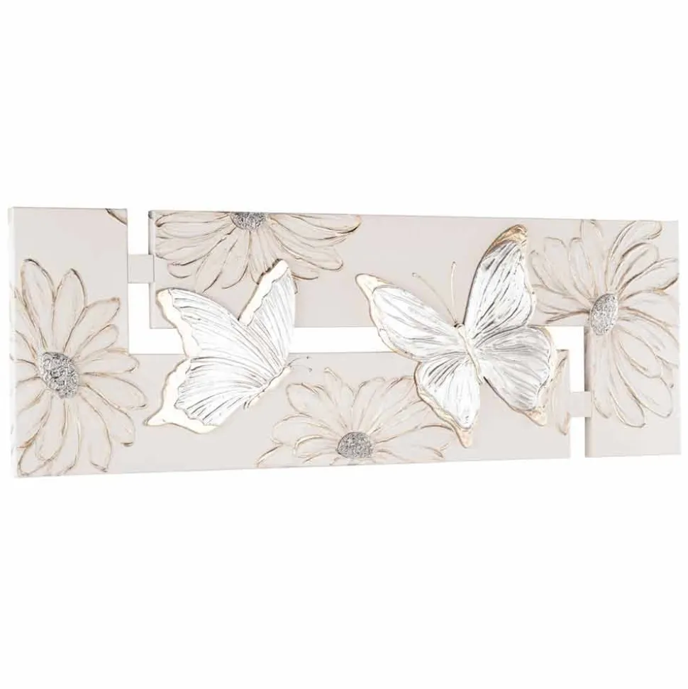 Dipinto fatto a mano a doppia-elle con farfalle made in Italy Martina