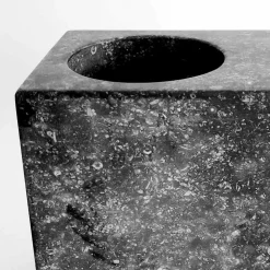 Dispenser per Sapone Liquido con Bicchiere in Marmo Made in Italy - Clik
