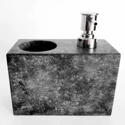 Dispenser per Sapone Liquido con Bicchiere in Marmo Made in Italy - Clik