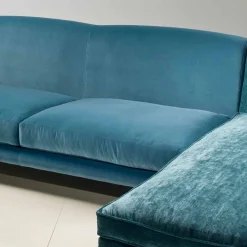 Divano ad angolo design classico di lusso, made in Italy, Narciso