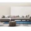 Divano componibile di design in tessuto Softly made in Italy