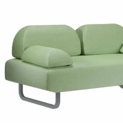 Divano da Esterno a 2 Posti in Tessuto e Metallo di Design Made in Italy - Selia