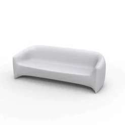 Divano da esterno di design in resina di polietilene Blow by Vondom