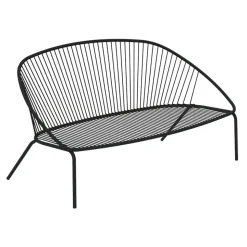 Divano da Giardino Impilabile in Acciaio Zincato Made in Italy – Sansa